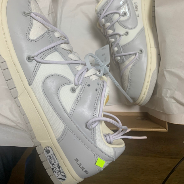 専用OFF-WHITE × NIKE DUNK LOW 1 OF 50のサムネイル