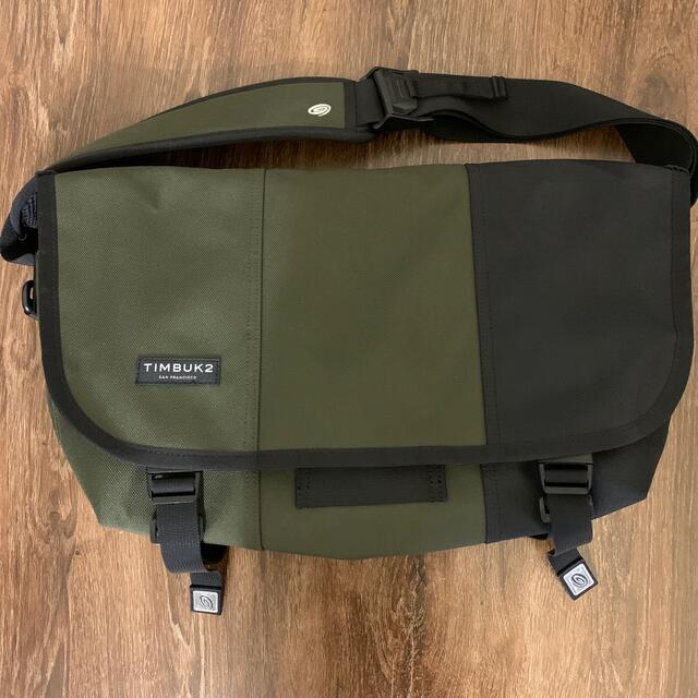 TIMBUK2 メッセンジャーバック　Mサイズ　カーキ×ブラック