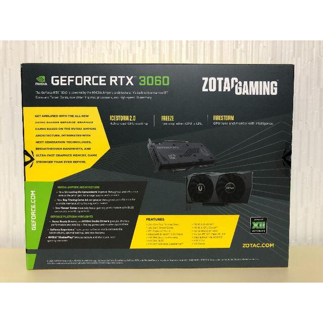 新品未開封　ZOTAC GAMING RTX 3060 Twin Edge OC