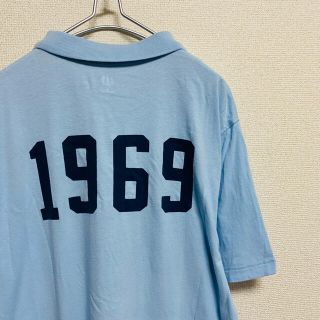 ギャップ(GAP)の美品　90年代　90s GAP デカロゴ　シングルステッチ　ポロシャツ(ポロシャツ)