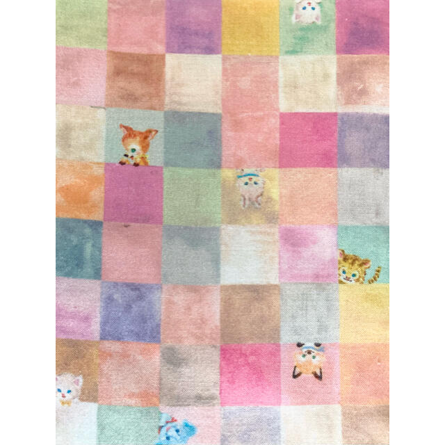 franche lippee(フランシュリッペ)のyukiemon ユキエモン　110cm ×50cm  パステルトーン ハンドメイドの素材/材料(生地/糸)の商品写真