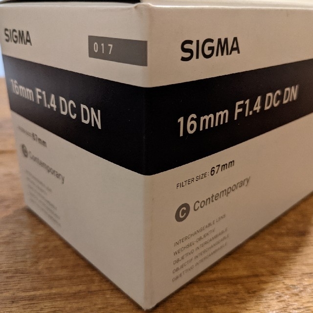 SIGMA 16mm  F1.4　DC DN