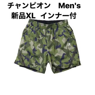 チャンピオン(Champion)の新品XL チャンピオン  インナー付ハーフパンツ CPFU スポーツ / パンツ(ショートパンツ)