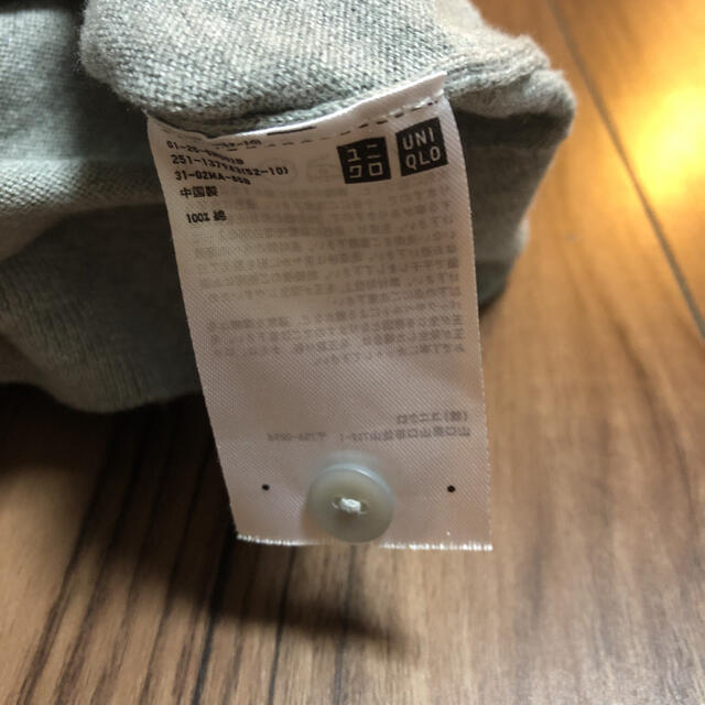 UNIQLO(ユニクロ)のUNIQLO ユニクロ 長袖コットンニットカーディガン レディースのトップス(カーディガン)の商品写真