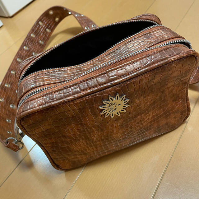 EVRIS ダブルZIPコンパクトショルダーBAG ブラック