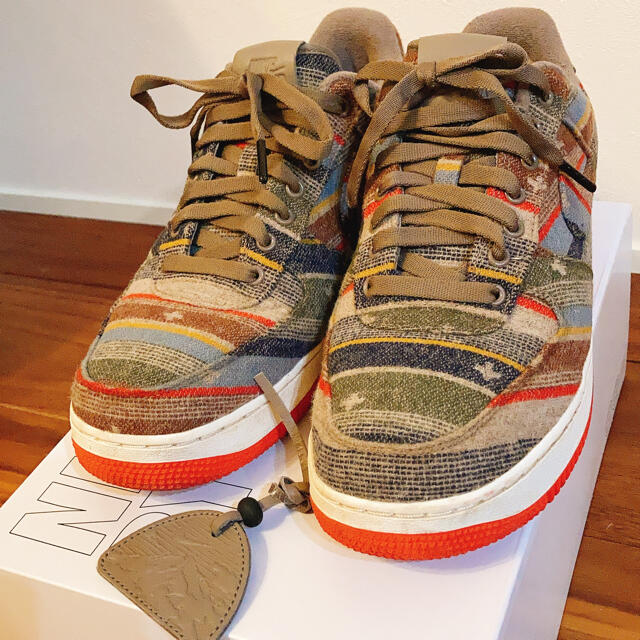 靴/シューズNIKE by you エアフォース1×PENDLETON 27cm