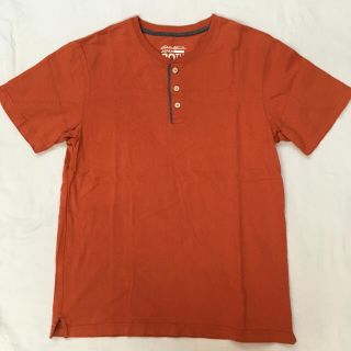 エディーバウアー(Eddie Bauer)のエディーバウアー　半袖シャツ　オレンジ色　未使用(Tシャツ/カットソー(半袖/袖なし))