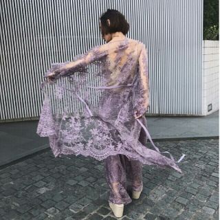 アメリヴィンテージ(Ameri VINTAGE)のアメリヴィンテージ MEDI LINDA LACE GOWN DRESS(カーディガン)