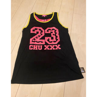 チュー(CHU XXX)の美品 CHU XXX プリントタンクトップ(Tシャツ/カットソー)