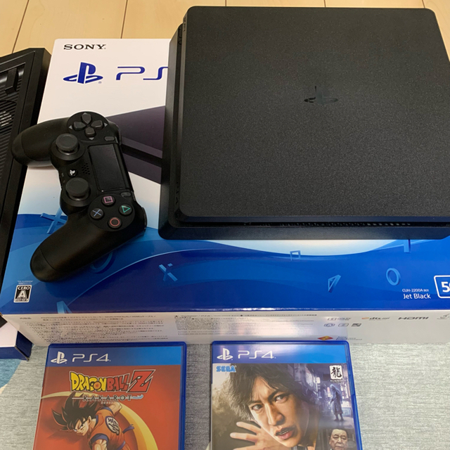 PlayStation4 本体 CUH-2200AB01 ソフト&スタンド付き - 家庭用ゲーム