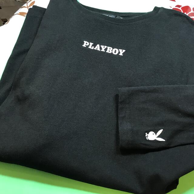 PLAYBOY(プレイボーイ)のPLAYBOY..紳士長袖Tシャツ…(XLサイズ)……新品未使用 メンズのトップス(Tシャツ/カットソー(七分/長袖))の商品写真