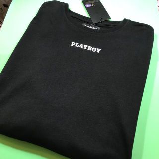 プレイボーイ(PLAYBOY)のPLAYBOY..紳士長袖Tシャツ…(XLサイズ)……新品未使用(Tシャツ/カットソー(七分/長袖))