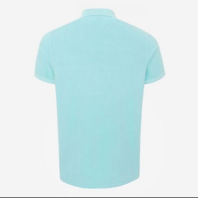 未使用品　リバプール　公式ポロシャツ　ミント　ライトブルー　インポートS スポーツ/アウトドアのサッカー/フットサル(ウェア)の商品写真