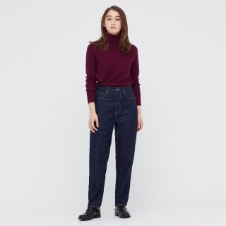 ユニクロ(UNIQLO)のUNIQLO ペグトップハイライズジーンズ 21インチ (デニム/ジーンズ)