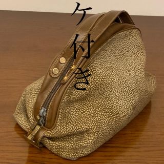 ボルボネーゼ◆(写真9)オマケ抜き又はオマケ付き◆イタリア製スエードハンドバッグ(ハンドバッグ)