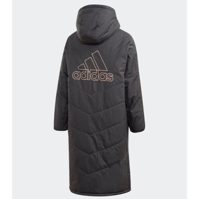 adidas(アディダス)の★新品★マストハブ ボアコート アディダス ベンチコート 140cm キッズ/ベビー/マタニティのキッズ服女の子用(90cm~)(ジャケット/上着)の商品写真