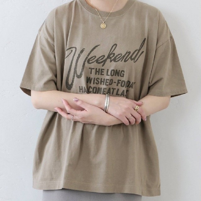 JOURNAL STANDARD(ジャーナルスタンダード)のジャーナルスタンダード　フロスト加工プリント Tシャツ レディースのトップス(Tシャツ(半袖/袖なし))の商品写真