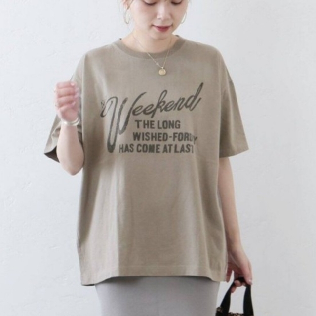 JOURNAL STANDARD(ジャーナルスタンダード)のジャーナルスタンダード　フロスト加工プリント Tシャツ レディースのトップス(Tシャツ(半袖/袖なし))の商品写真