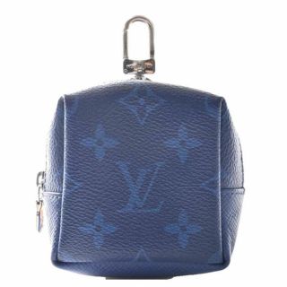 ルイヴィトン(LOUIS VUITTON)のLOUIS VUITTON ルイヴィトン ポルト クレ・ポーチ ネイビー ブルー(コインケース/小銭入れ)