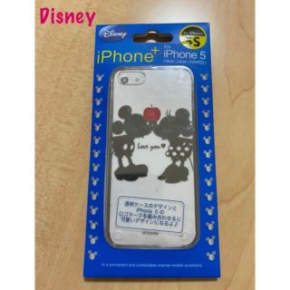 ディズニー(Disney)のとっても可愛いシルエットミッキー＆ミニーのiPhone5sスマホケース早い者勝ち(その他)