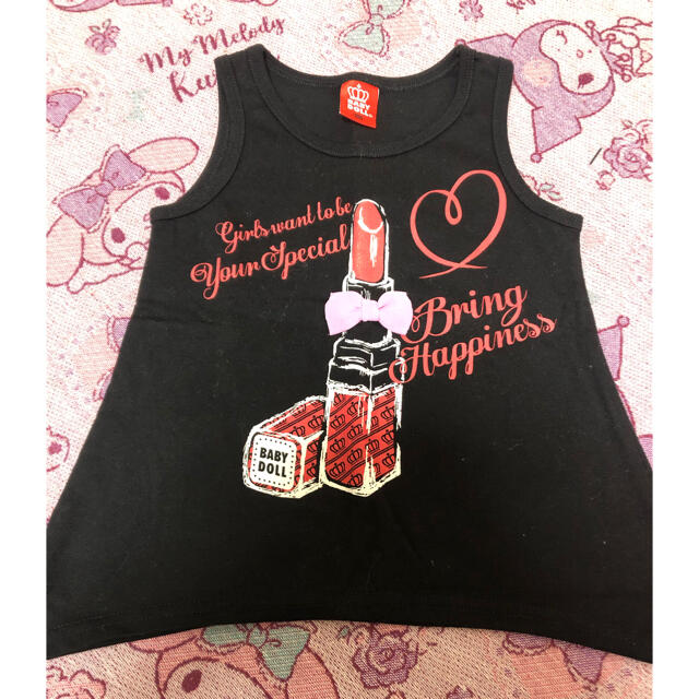 BABYDOLL(ベビードール)のBABYDOLL♡女の子　3点セット キッズ/ベビー/マタニティのキッズ服女の子用(90cm~)(Tシャツ/カットソー)の商品写真