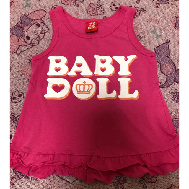 BABYDOLL(ベビードール)のBABYDOLL♡女の子　3点セット キッズ/ベビー/マタニティのキッズ服女の子用(90cm~)(Tシャツ/カットソー)の商品写真