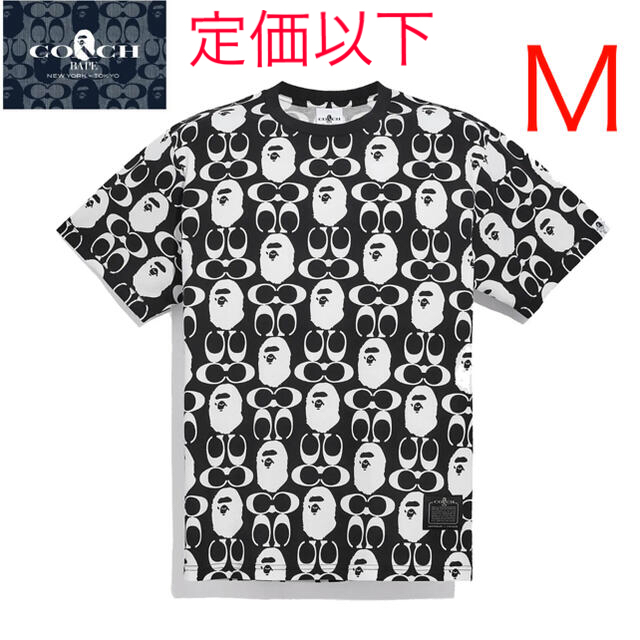 BAPE X COACH TEE  Tシャツ Mサイズ エイプ ベイプ コーチ