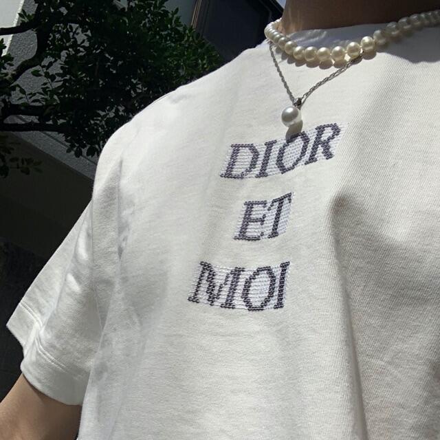 DIOR 19AW DIOR ET MOI SPANGLES LOGO TEE 8