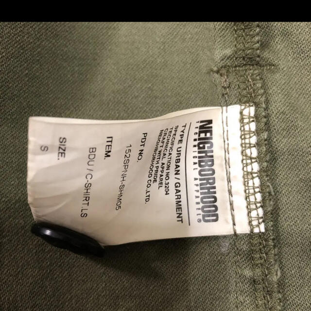 ヒステリッⓑ NEIGHBORHOOD BDU / C-SHIRT.LS ミリタリーシャツ ジャケットの通販 by メルカリ｜ネイバーフッド
