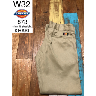 ディッキーズ(Dickies)の専用　３１１０６　アメリカ輸入　USEDディッキーズ 　８７３　カーキ　 W３２(ワークパンツ/カーゴパンツ)