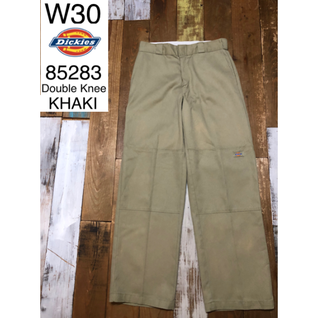 Dickies(ディッキーズ)の３１１３６　アメリカ輸入　USED　ディッキーズ ダブルニー　カーキ　W３０ メンズのパンツ(ワークパンツ/カーゴパンツ)の商品写真