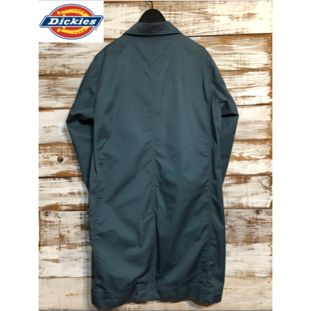 Dickies(ディッキーズ)のUSED ディッキーズ ステンカラー　コート　グリーン系　M メンズのジャケット/アウター(ステンカラーコート)の商品写真