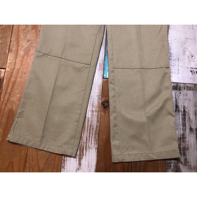 Dickies(ディッキーズ)の３１１２５　アメリカ輸入　ディッキーズ　USED ダブルニー　カーキ　W２８ メンズのパンツ(ワークパンツ/カーゴパンツ)の商品写真