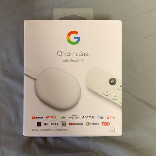 グーグル(Google)のchromecast with google tv(PC周辺機器)