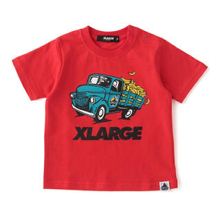 エクストララージ(XLARGE)の新品　XLARGE OGゴリラ車×バナナロゴプリントTシャツ　120(Tシャツ/カットソー)