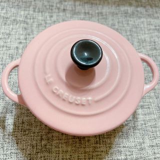 ルクルーゼ(LE CREUSET)のルクルーゼ ル・クルーゼ　ピンク　蓋付きココット(食器)