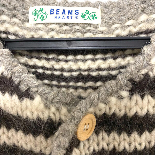 BEAMS(ビームス)の新品未使用 beams heart ノルディック柄 ニットベスト 毛100% レディースのトップス(ベスト/ジレ)の商品写真