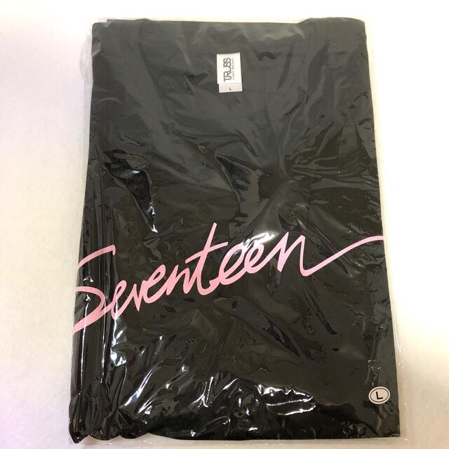 SEVENTEEN(セブンティーン)のSEVENTEEN ライブグッズ ロゴ Tシャツ Lサイズ チケットの音楽(K-POP/アジア)の商品写真