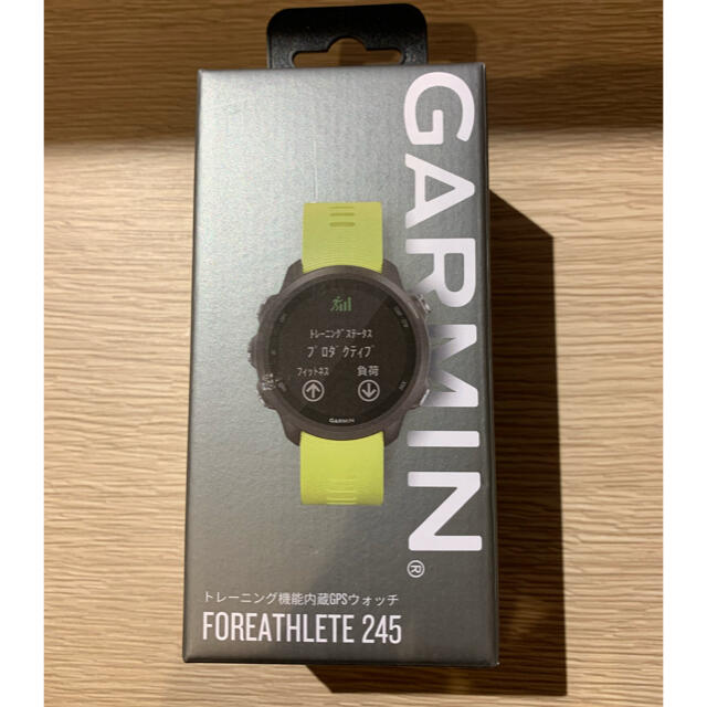 GARMIN(ガーミン)の新品未使用ガーミンGARMINフォーアスリート FA245 Amp Yello メンズの時計(腕時計(デジタル))の商品写真