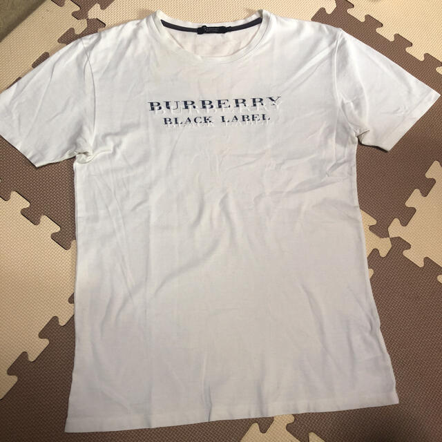 BURBERRY BLACK LABEL(バーバリーブラックレーベル)のバーバリー  Ｔシャツ　ロゴ　サイズ2 メンズのトップス(Tシャツ/カットソー(半袖/袖なし))の商品写真