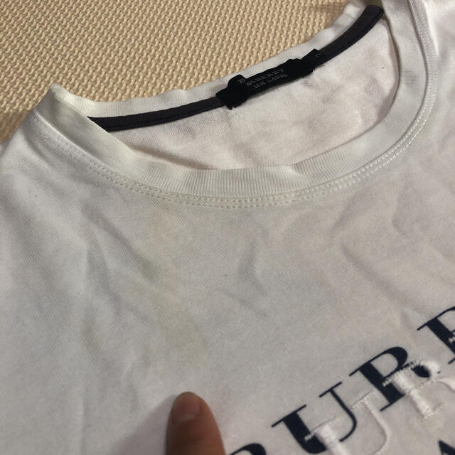 BURBERRY BLACK LABEL(バーバリーブラックレーベル)のバーバリー  Ｔシャツ　ロゴ　サイズ2 メンズのトップス(Tシャツ/カットソー(半袖/袖なし))の商品写真