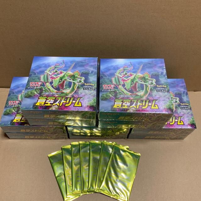 トレーディングカードポケモンカードゲーム　蒼空ストリーム10boxとプロモ7パック