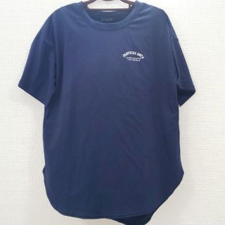 シマムラ(しまむら)のロゴTシャツ　バックロゴ　バックプリント　アニマル　てら　MUMU　グレイル(Tシャツ(半袖/袖なし))