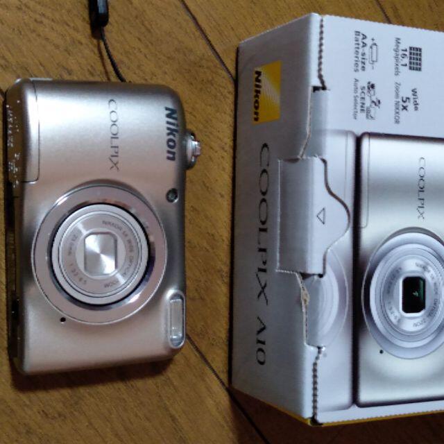 ニコン　COOLPIX A10　シルバー　乾電池式コンパクトデジタルカメラコンパクトデジタルカメラ