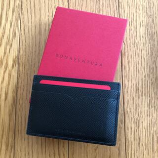 BONAVENTURA  カードケース　黒(パスケース/IDカードホルダー)