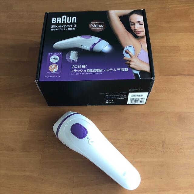 BRAUN(ブラウン)のブラウン　シルクエキスパート　BRAUN Silk expert BD3005 スマホ/家電/カメラの美容/健康(ボディケア/エステ)の商品写真