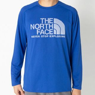 ザノースフェイス(THE NORTH FACE)の新品 THE NORTH FACE ロングスリーブ 長袖 ロゴTee  Lサイズ(Tシャツ/カットソー(七分/長袖))