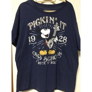 ディズニー(Disney)のディズニーストア　レトロ　ミッキー　オールドスクール 2XL ゆるだぼ　ロック(Tシャツ/カットソー(半袖/袖なし))