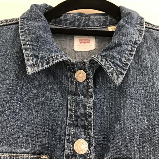 【美品】Levi's デニムワンピース　七分丈