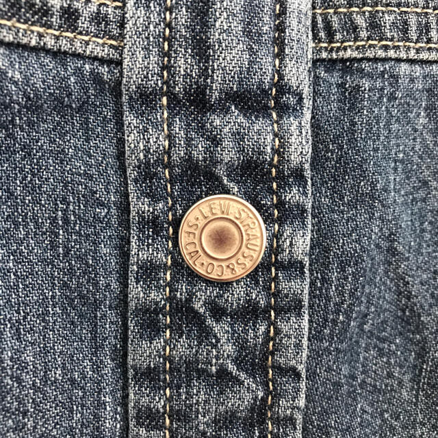 【美品】Levi's デニムワンピース　七分丈